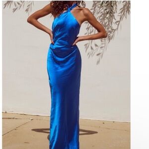 Runaway The Label “Kelora” Royal Blue Maxi Dress NWT